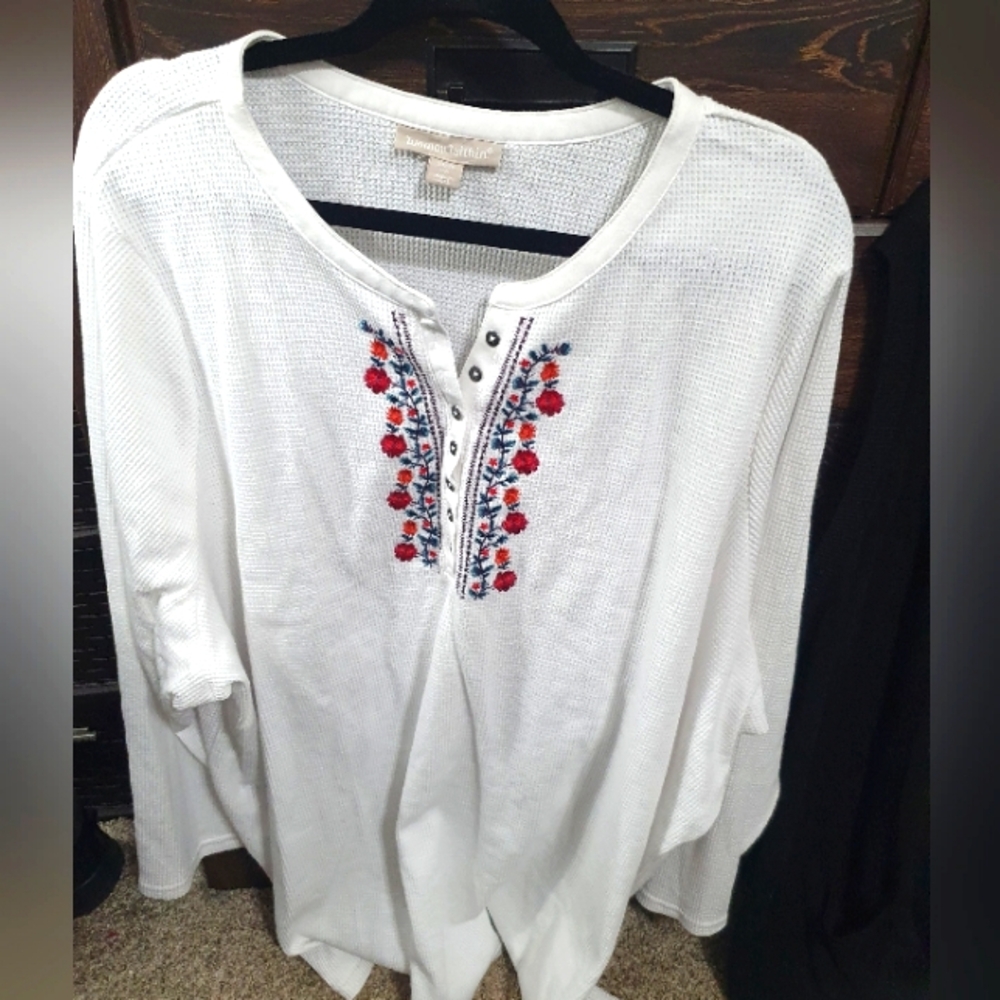 New Waffled Look Cute 4x Top